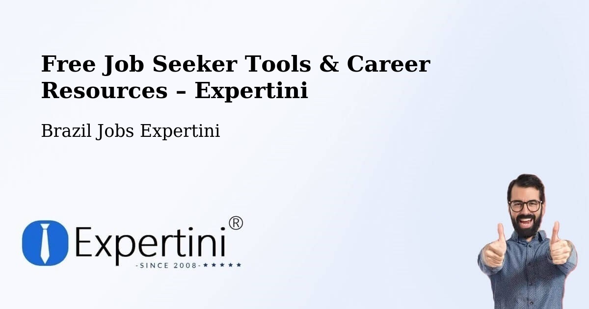Free Job Seeker Tools & Career Resources – Sumaré - Sumaré, Brazil Jobs Expertini
